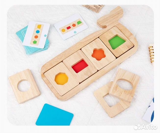 Развивающая логическая игрушка Рыбка новая