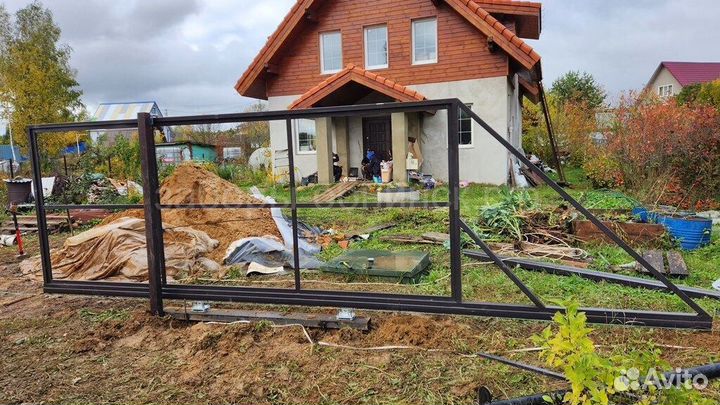 Каркас откатных ворот