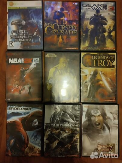 Диски на xbox 360