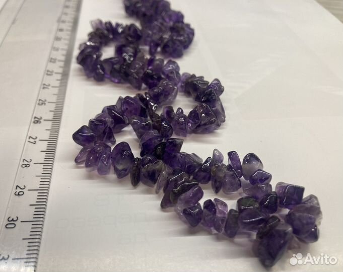 Бусы из аметиста