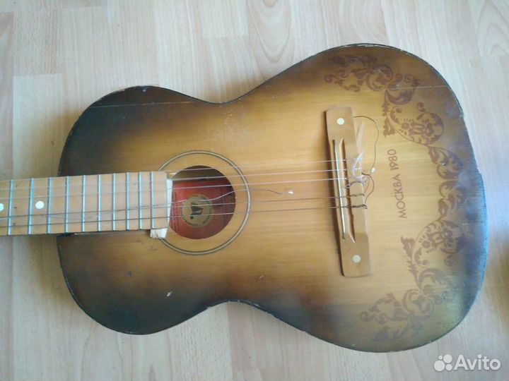 Семиструнная акустическая гитара СССР (Шихово)