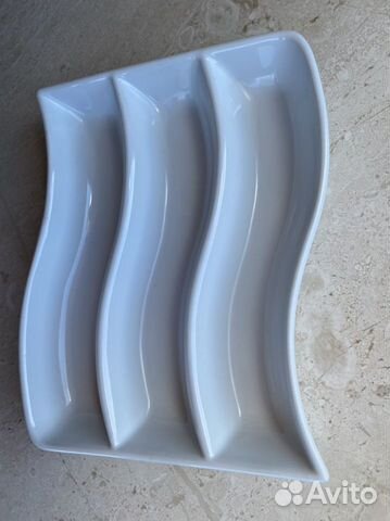 Менажница Хрусталь СССР тарелки