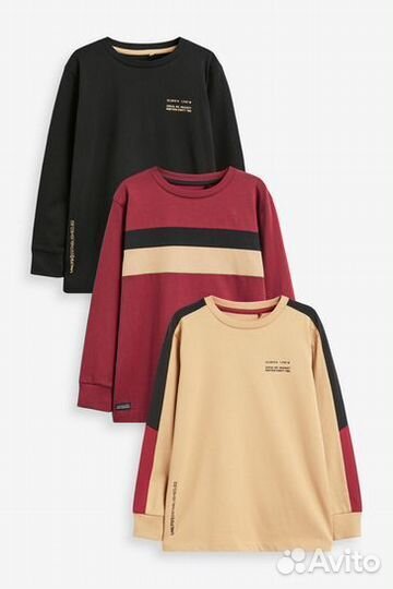 Новый комплект лонгсливов next 110 из Англии