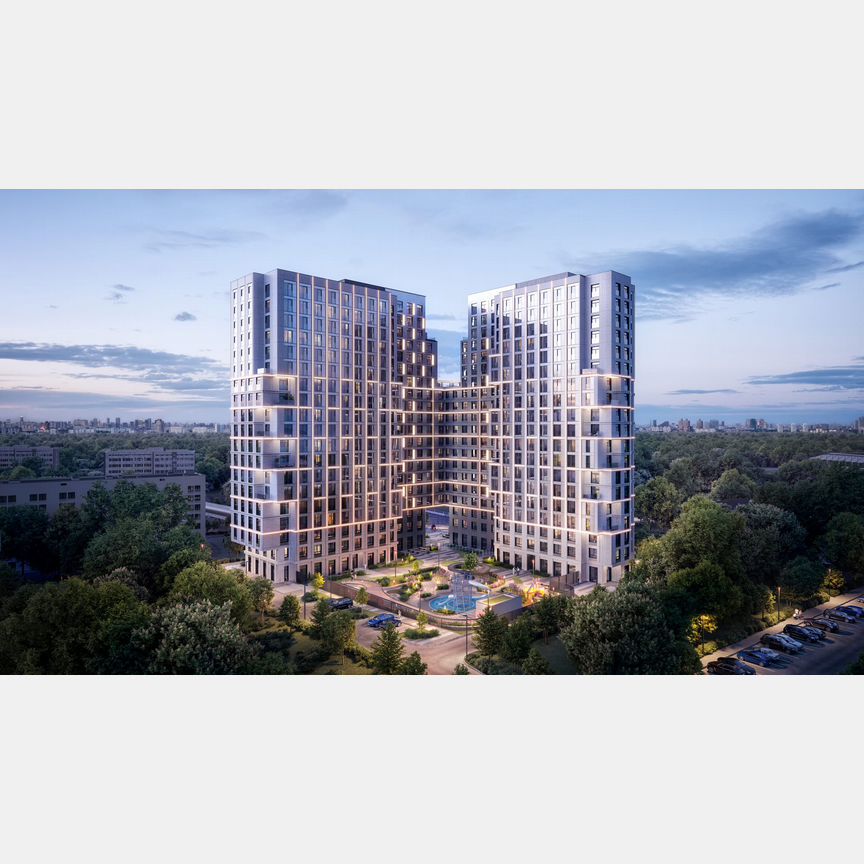 2-к. апартаменты, 47,2 м², 16/20 эт.