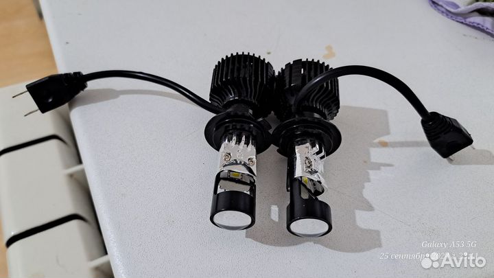 Лампы линзованные н4