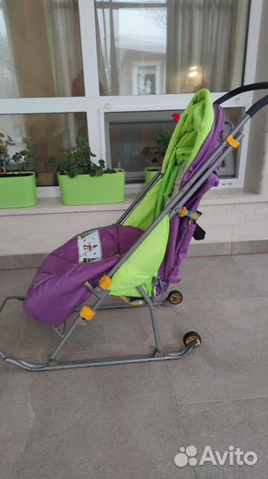 Санки коляска ника kids