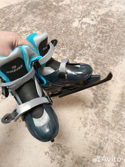 Коньки детские раздвижные 29 32