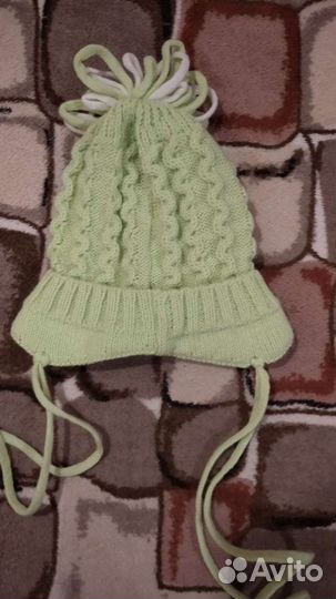 Детская шапка для девочки (осень-весну)