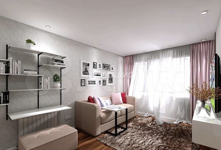 1-к. квартира, 30,8 м², 3/5 эт.