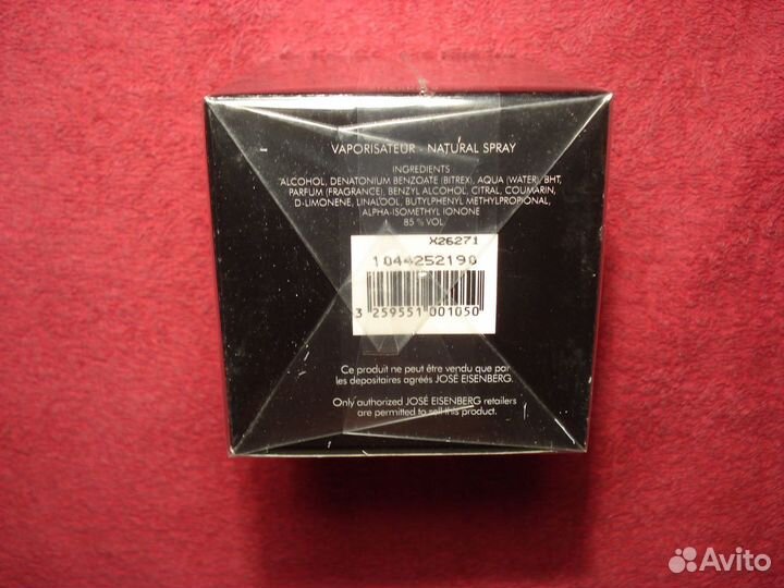 Парф вода Jose Eisenberg J'ose 100 мл муж Франция
