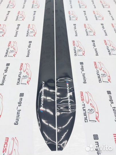 Универсальные полосы M-Perfomance Черный глянец