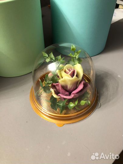 Букет из мыльных роз