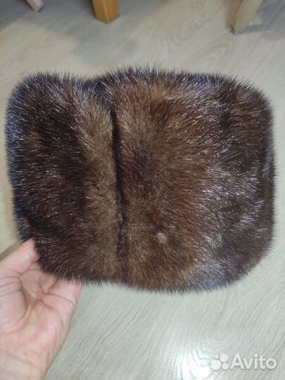 Норковая шапка мужская