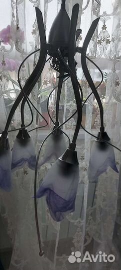 Люстра потолочная бу