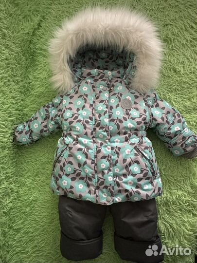 Зимний костюм для девочки 86