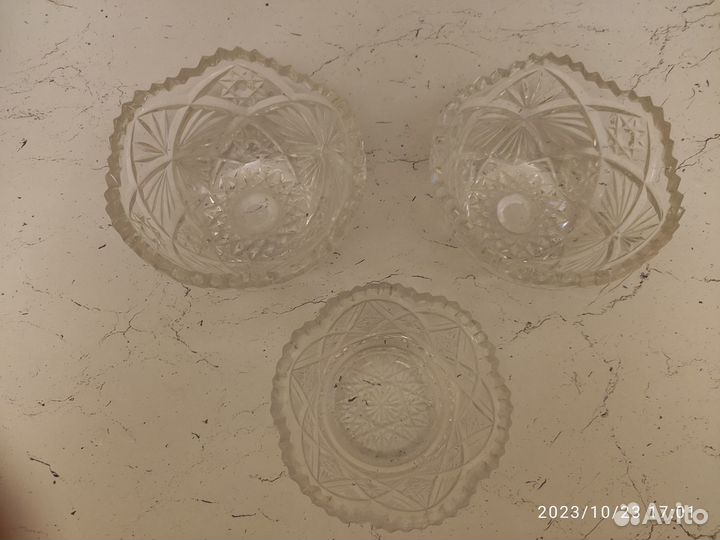 Салатницы под хрусталь