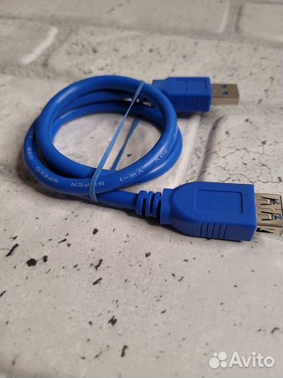 Удлинитель USB V3.0 (штекер-гнездо) - 50см