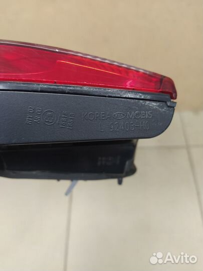 Фонарь крышки багажника левый Киа Рио 4