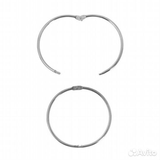 Кольца для альбомов разъемные большие 63 мм, 2 шт