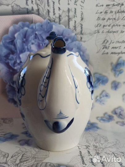 Чайник заварочный гжель