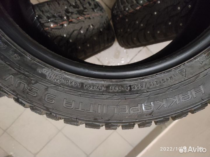Nokian Tyres Hakkapeliitta 9 SUV 215/55 R18 99T
