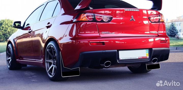 Брызговики резиновые Mitsubishi Lancer 10