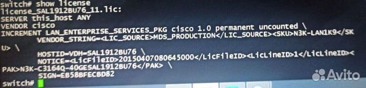 Коммутатор Cisco Nexus N3K-C3164Q-40GE