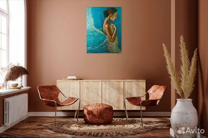 Картина маслом,холст 5060см