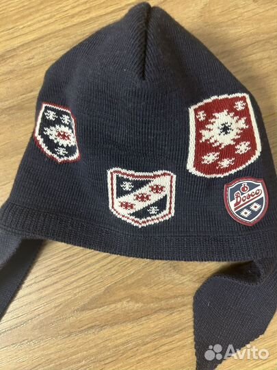 Комплект шапка, шары, варежки на мальчика bosco