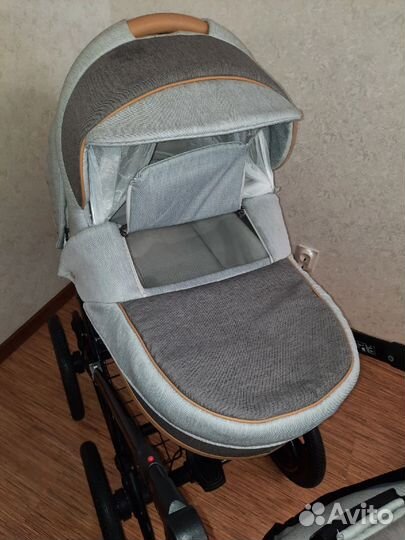 Коляска adamex 3 в 1 бу