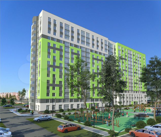 1-к. квартира, 42,5 м², 2/15 эт.