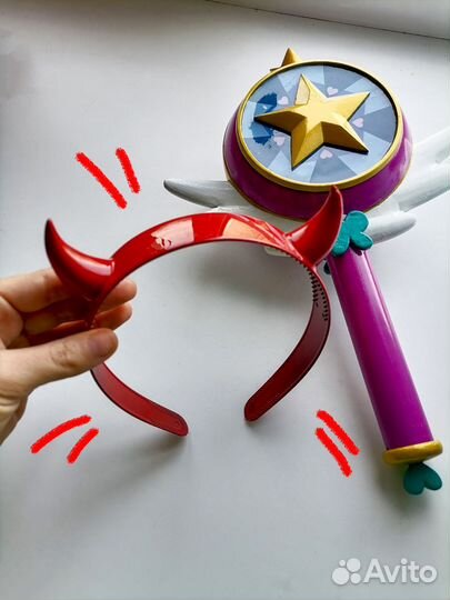 Рожки Стар из мультфильма Звездочка против сил зла