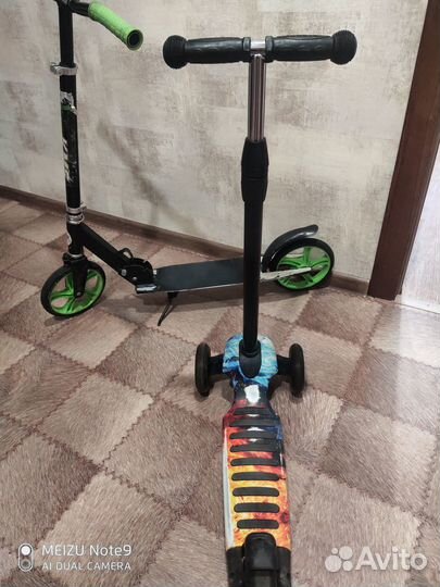 Самокат детский двухколесный бу