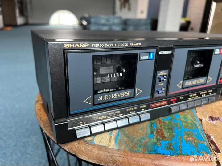 Дека кассетная sharp rt-w800