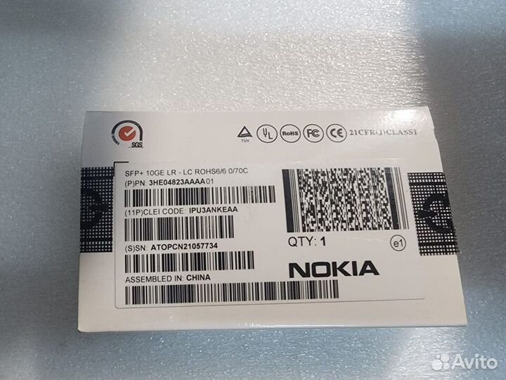 Модуль Nokia SFP+ LR-LC 3he04823aaa01