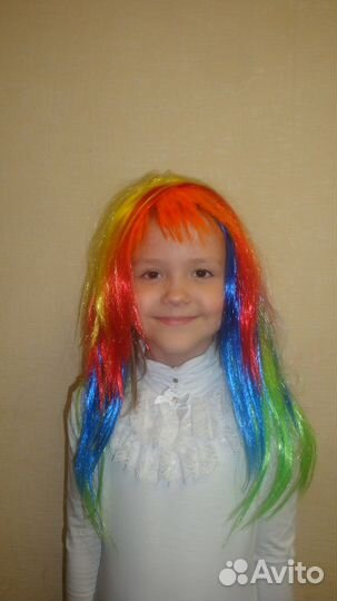 Парики цветные разные