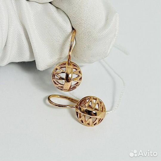 Золотые серьги