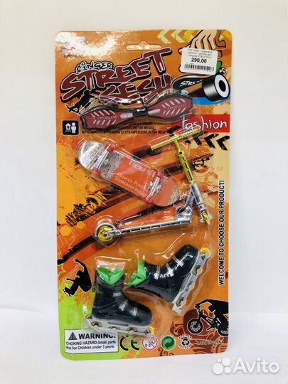 O12 Скейт + трюковой самокат + ролики для пальцев