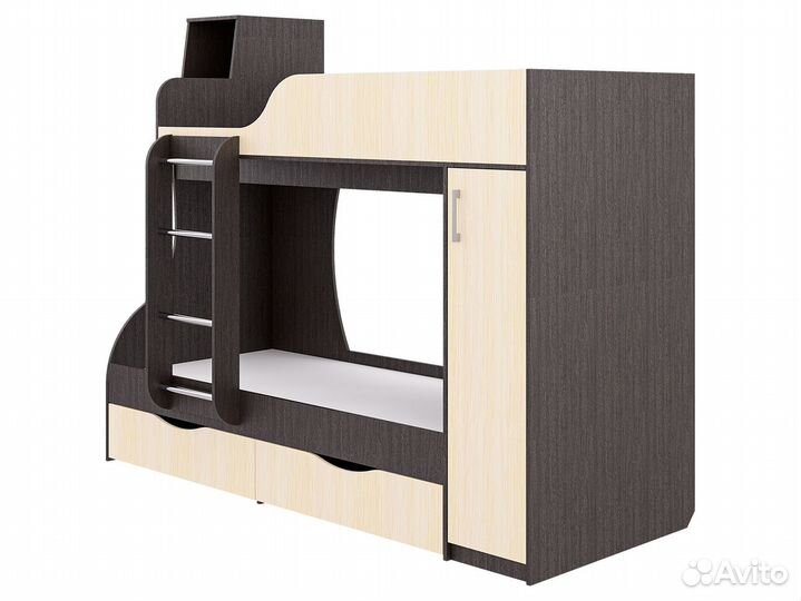 Кровать детская Башмачок двухъярусная