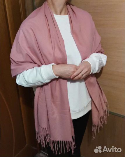 Кашемировый палантин новый