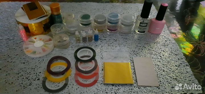 Набор для наращивания ногтей+фрейзер