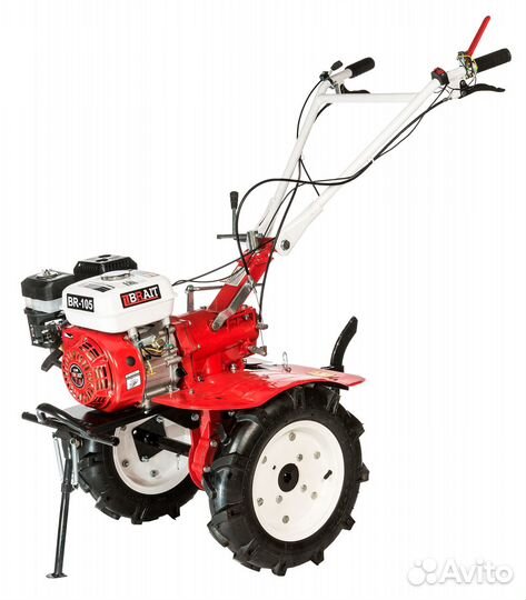 Мотоблок бензиновый BR-105 (7л.с) колеса 4/10