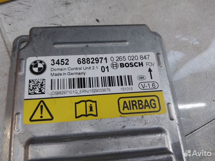 Bmw F30 F34 F36 блок icm airbag v1.6