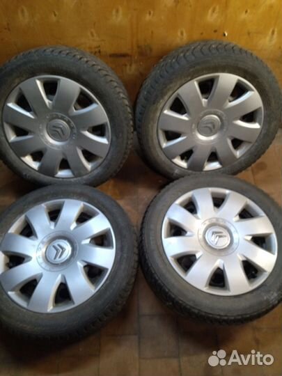 Зимние Ситроен Берлинго r16 шипы