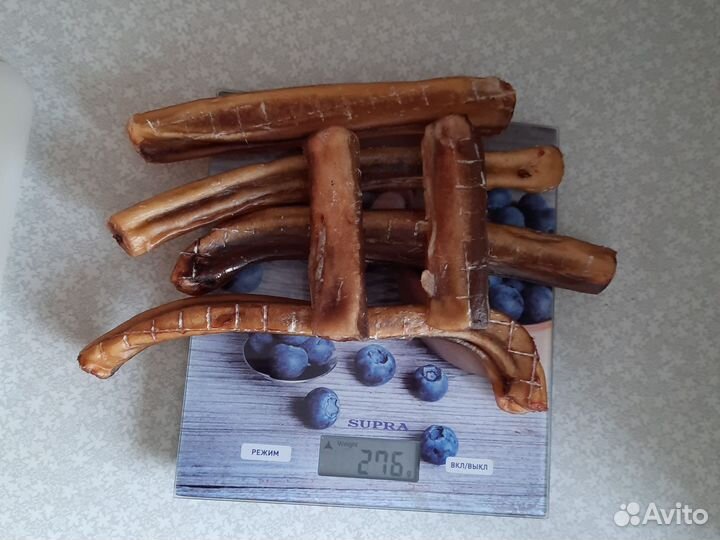 Бычий корень для собак, трахея