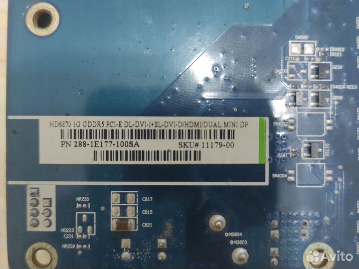 Видеокарта HD6870 Sapphire