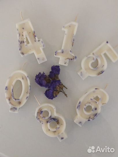 Свеча-Цифра. Ручная работа