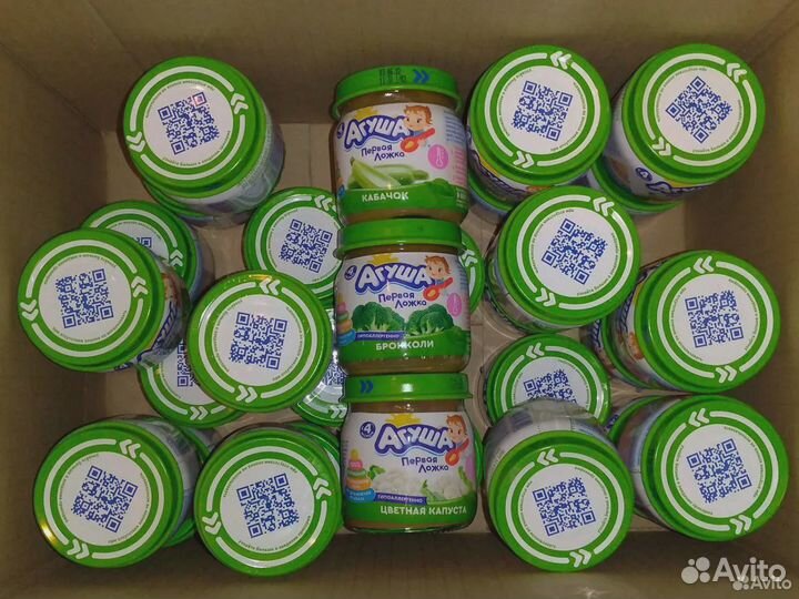 Детское питание пюре овощное агуша