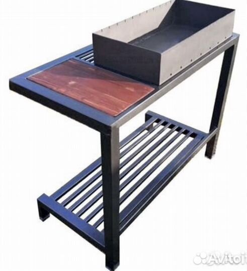 Мангал со съемной жаровней