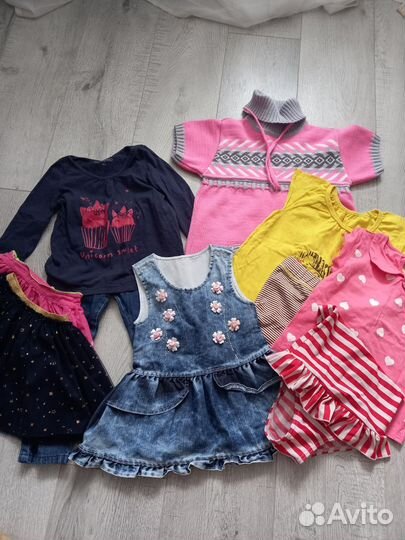 Пакет одежды для девочки 86-98
